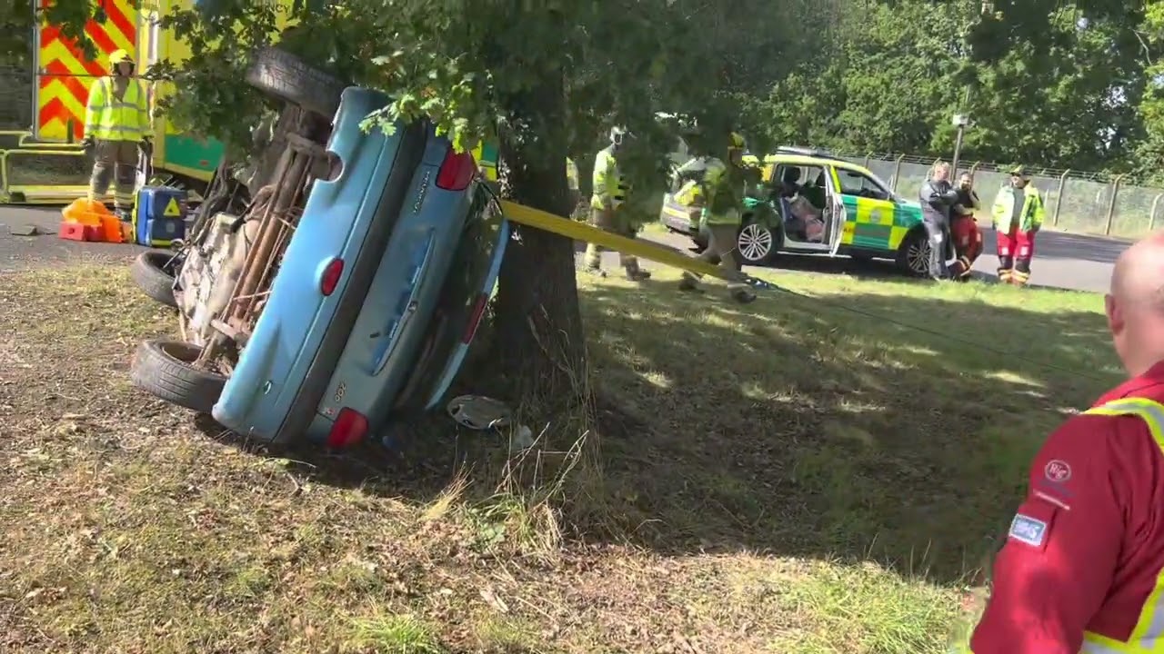 Vehicle Relocation with casualty & HEMS medic in situ.