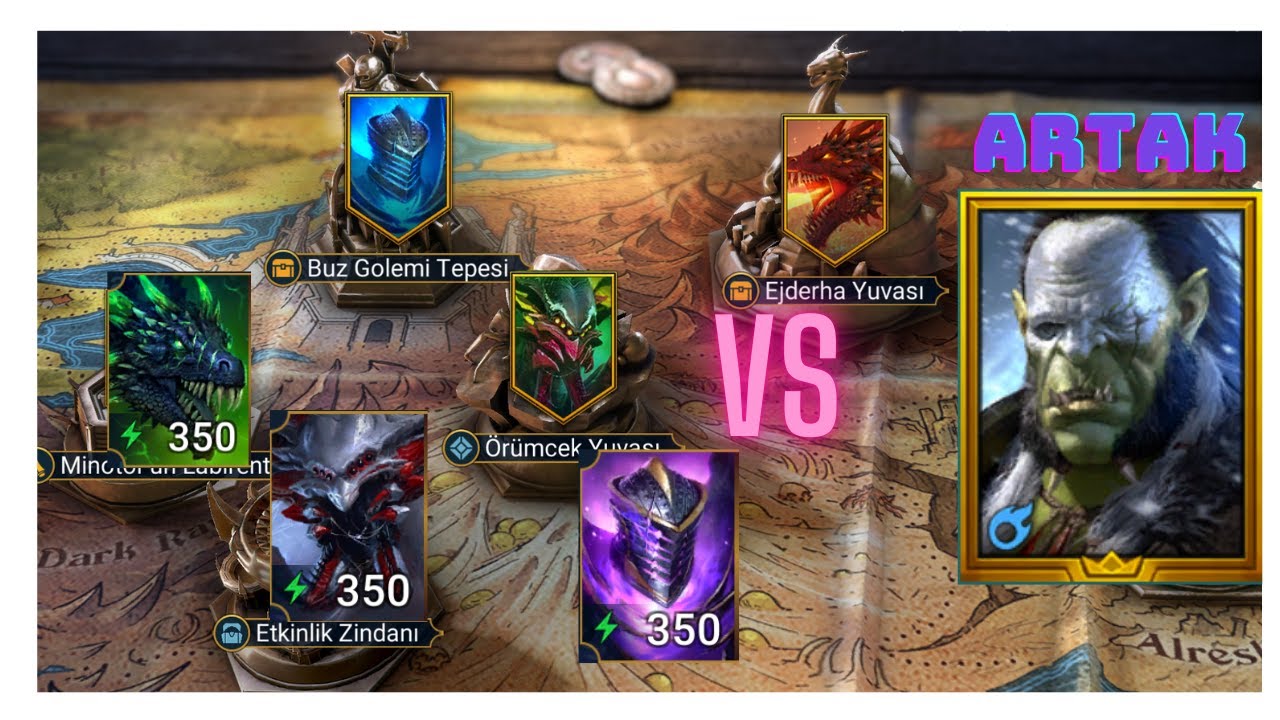 Artak Normal & Zor Boss Dinlemiyor!!! Raid Shadow Legends