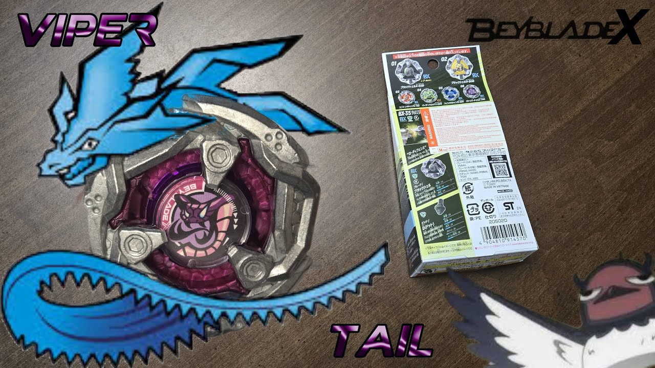 The Vibrant Purple Snake | VIPER TAIL 5-70D | BX-35 Unboxing and Review! | Beyblade X ベイブレードエックス