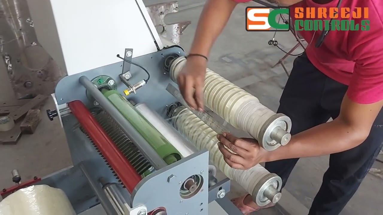 288 mm Mini slitting machine for bopp tape  SHREEJI CONTROLS +91 9033286966 / 9925838443