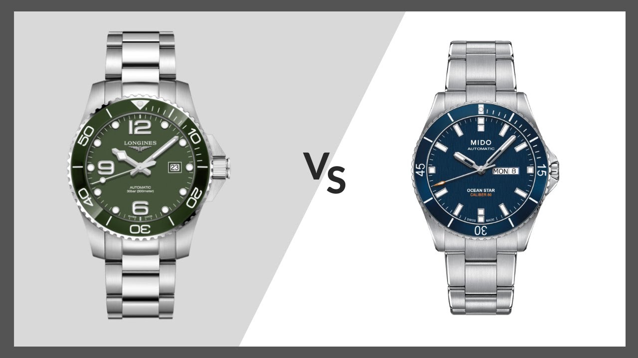 UhrenDuell | Longines HydroConquest vs. MIDO Ocean Star 200 | Juwelier Altherr
