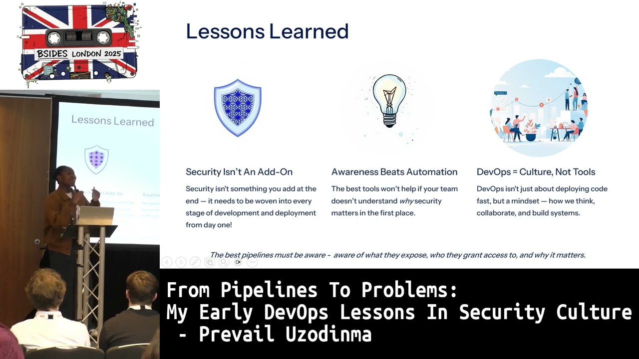 От конвейеров к проблемам: мои первые уроки DevOps в области культуры безопасности - Превейл Узод...