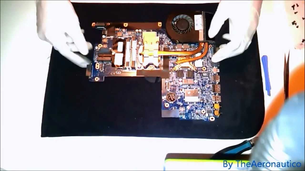 Disassemblaggio Disassembly HP Envy 17 e Pulitura Dissipatore Ventola
