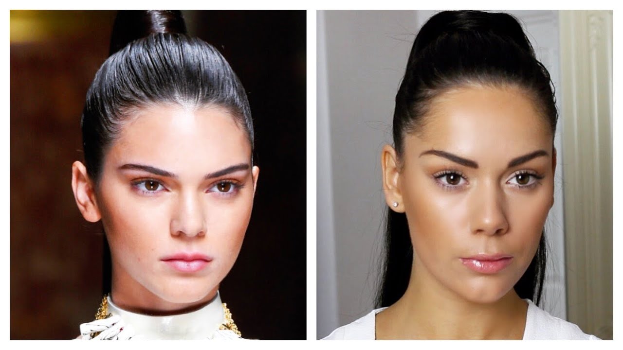 KENDALL JENNER MAKEUP & HAIR TUTORIAL BALMAIN SS16 | Beauty's Big Sister