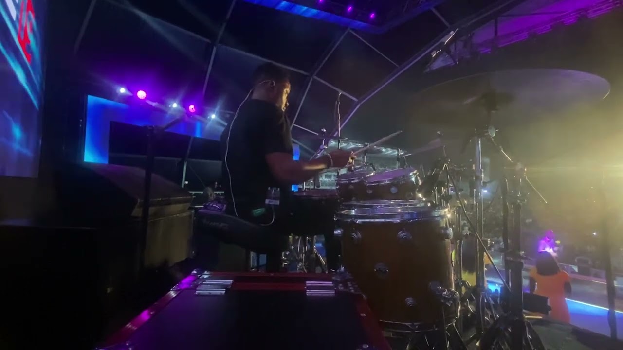 The Experience19 with Dunsin Oyekan and the team. #jesuswins #experience2024 (drum cam)
