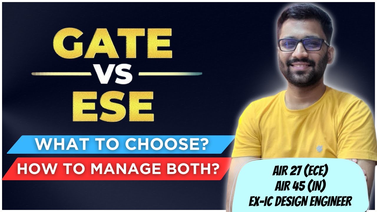 🔥GATE V/s ESE || 2025 || What to Choose? || PrepFusion