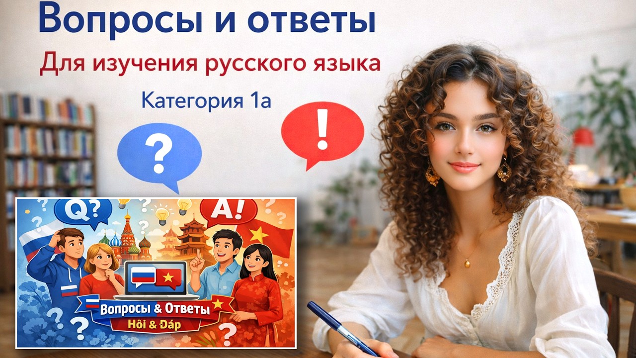 16_Hỏi đáp / Học tiếng Nga /вопросы и ответы/ Изучаем Русский язык