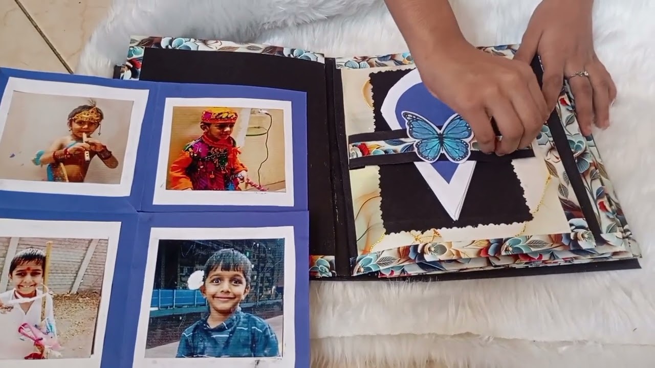#scarpbook #blue theme#handmade#diy#best gift ever.... 
