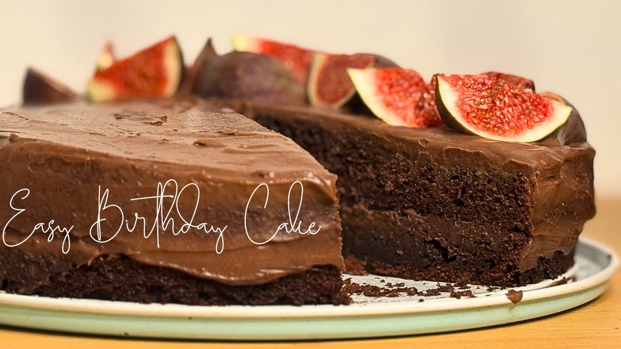 Super Easy Birthday Chocolate Cake | Perfect for Any Celebration! Moist, Fluffy, & So Delicious