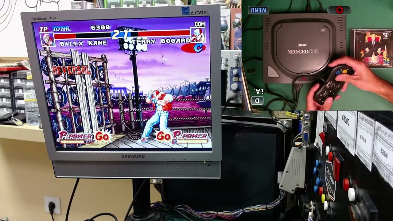 Neogeo CDZ unibios demoplay