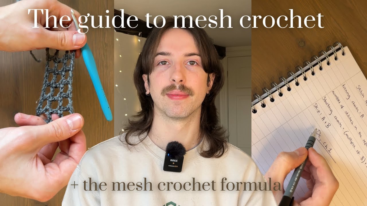 Everything you need to know about mesh stitches + the ultimate mesh crochet formula