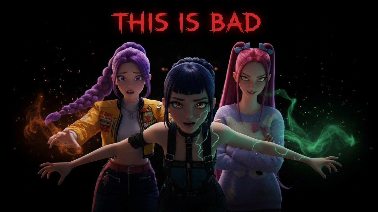 DON’T LET GO… SHE’S CHANGING 😱🔥🦠  K Pop Demon Hunters
