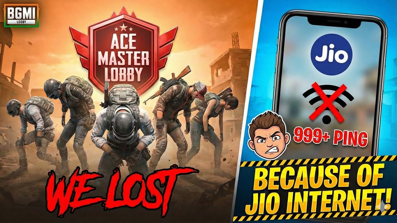 JIO DESTROYED MY RANK PUSH! 😡 999+ PING NIGHTMARE