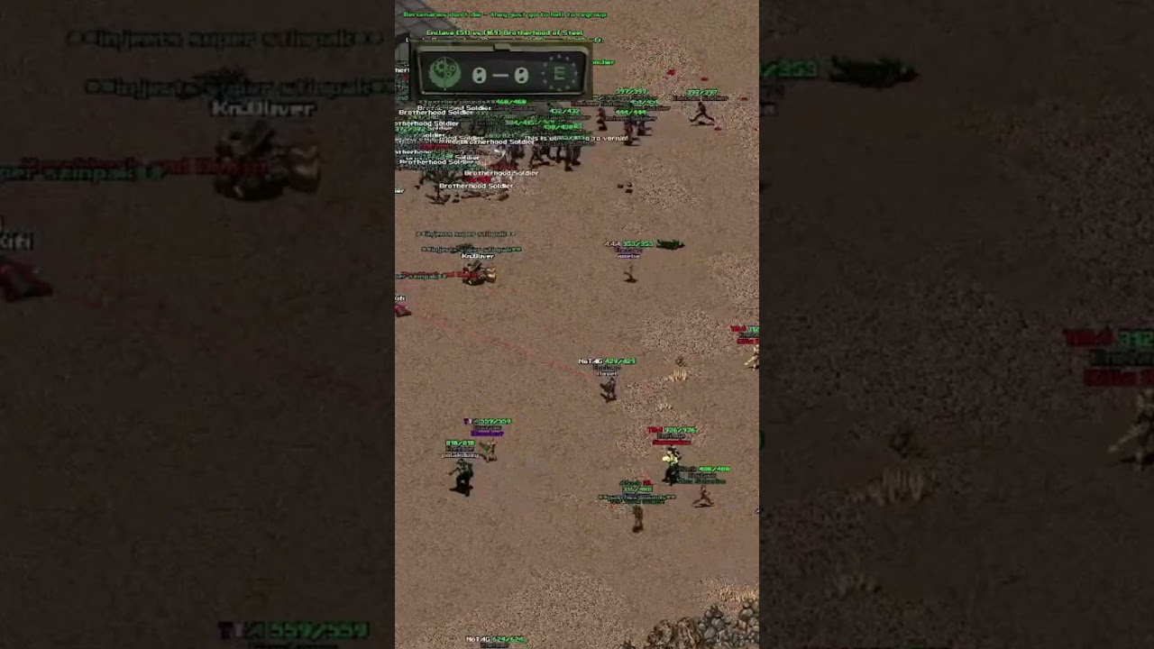 #pvp #event #fallout #retrommo #powerarmor #pve #games #mmo #base #tent #brotherhood #enclave