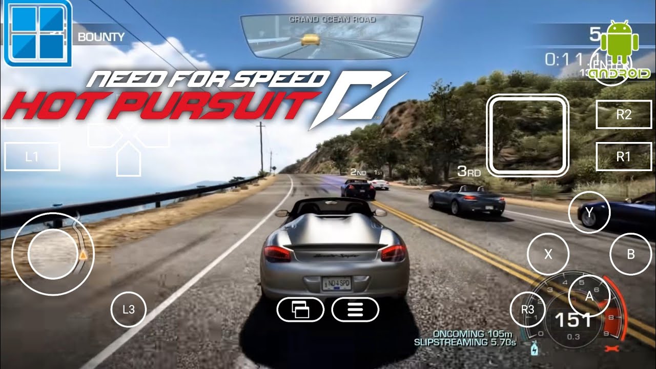 Need For Speed : Hot Pursuit Gameplay (HD) Winlator 10 Beta 2 (Windows Emulator) Android