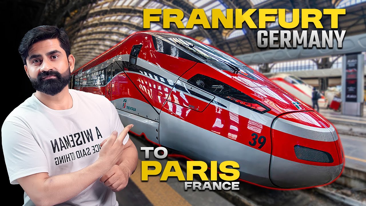 Europe Ki Train Ka Safar ! Frankfurt to Paris by Train! 🚝Stunning Views ! Mastech Travel Vlog