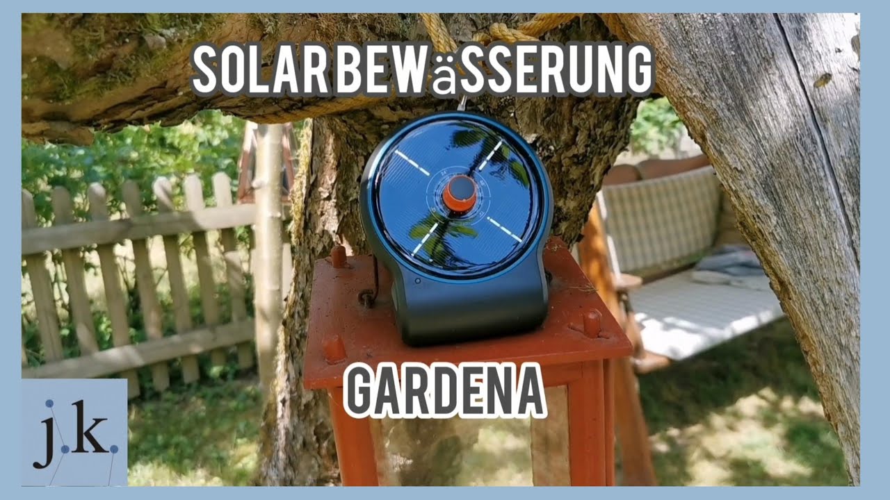 Gardena Aqua Bloom Solar Bewässerungsuhr, für Balkon / Garten