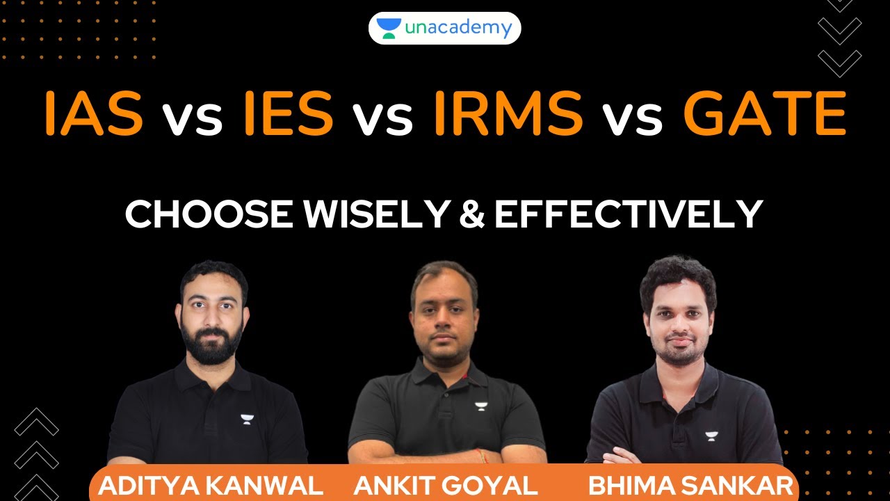 IAS vs IES vs IRMS vs GATE #gate2023 #unacademy