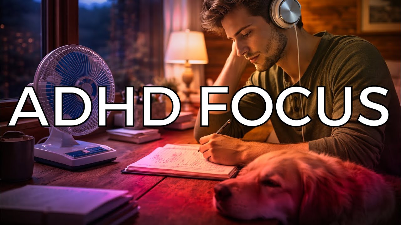 ADHD Focus Brown Noise to Block Out Distractions and Lock In, 9 Hours | Nervous System Reset 