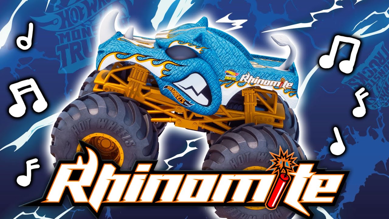 &bdquo;B-B-B-BUM! To Rhinomite!&rdquo;💥🦏 | Oficjalna piosenka i teledysk Hot Wheels Monster Trucks 🎵