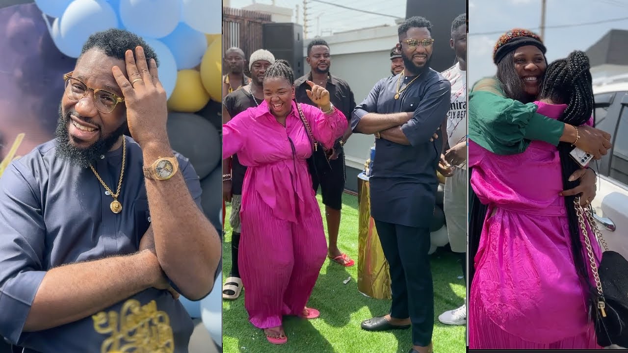 How A Made My Husband Cry on his birthday, i surprised him