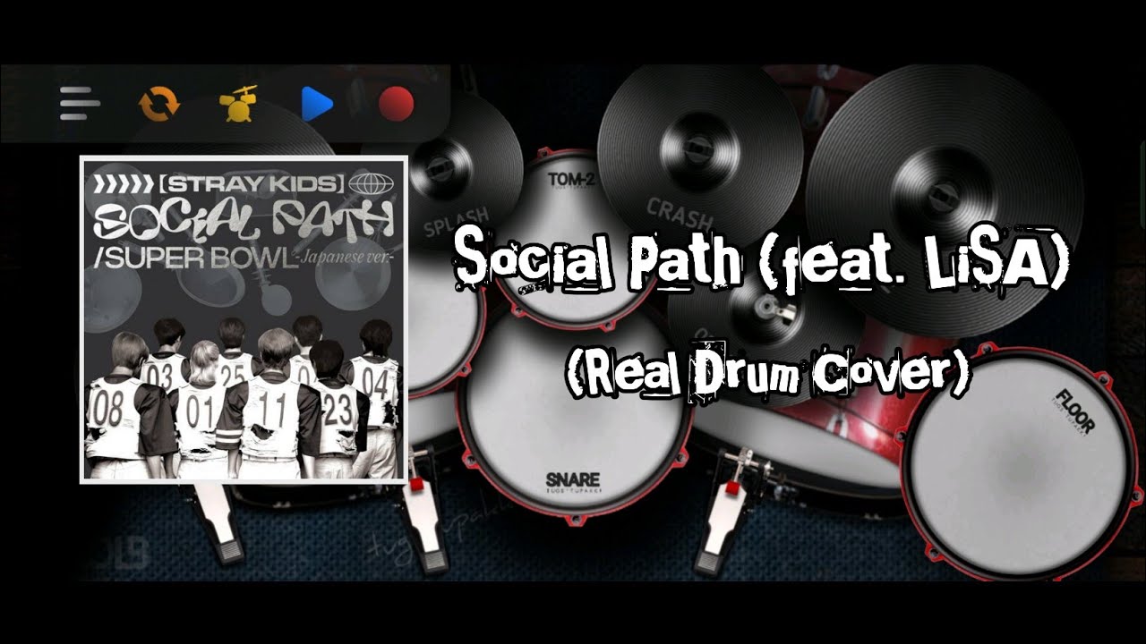 Stray Kids 『Social Path (feat. LiSA)』[Real Drum Cover]