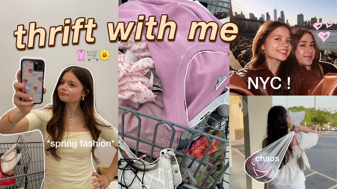 COME THRIFT WITH ME FOR SPRING 🌸 nyc vintage + local thrifting
