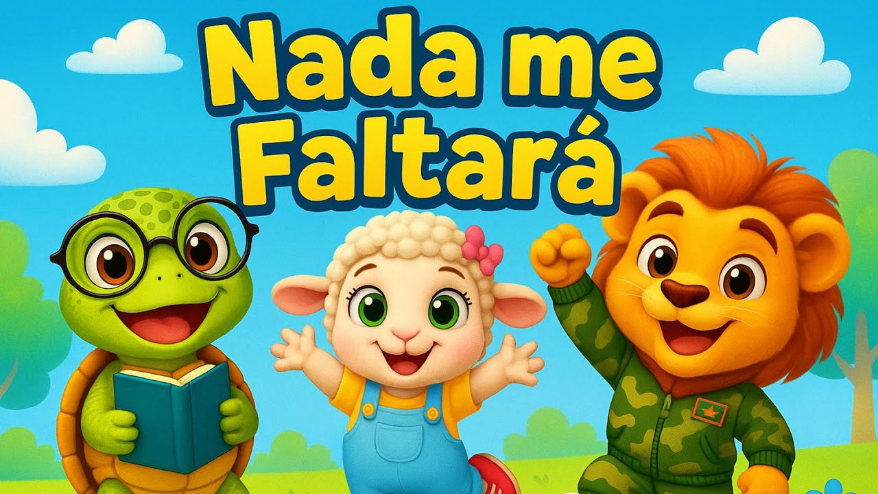 ✨ O Senhor é Meu Pastor – Salmo 23 | Música Infantil Bíblica 🎶 Nada Me Faltará
