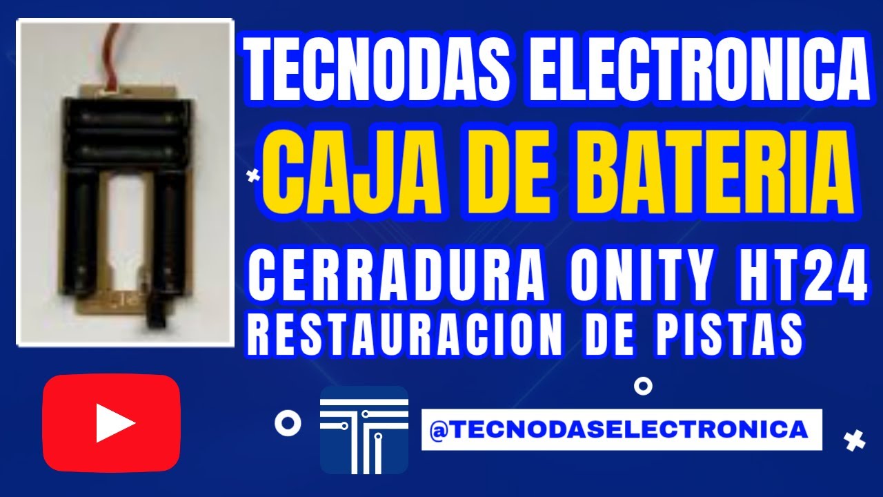 Reparación de pistas al Pack de baterias cerradura onity HT24, cuando el óxido ataca.