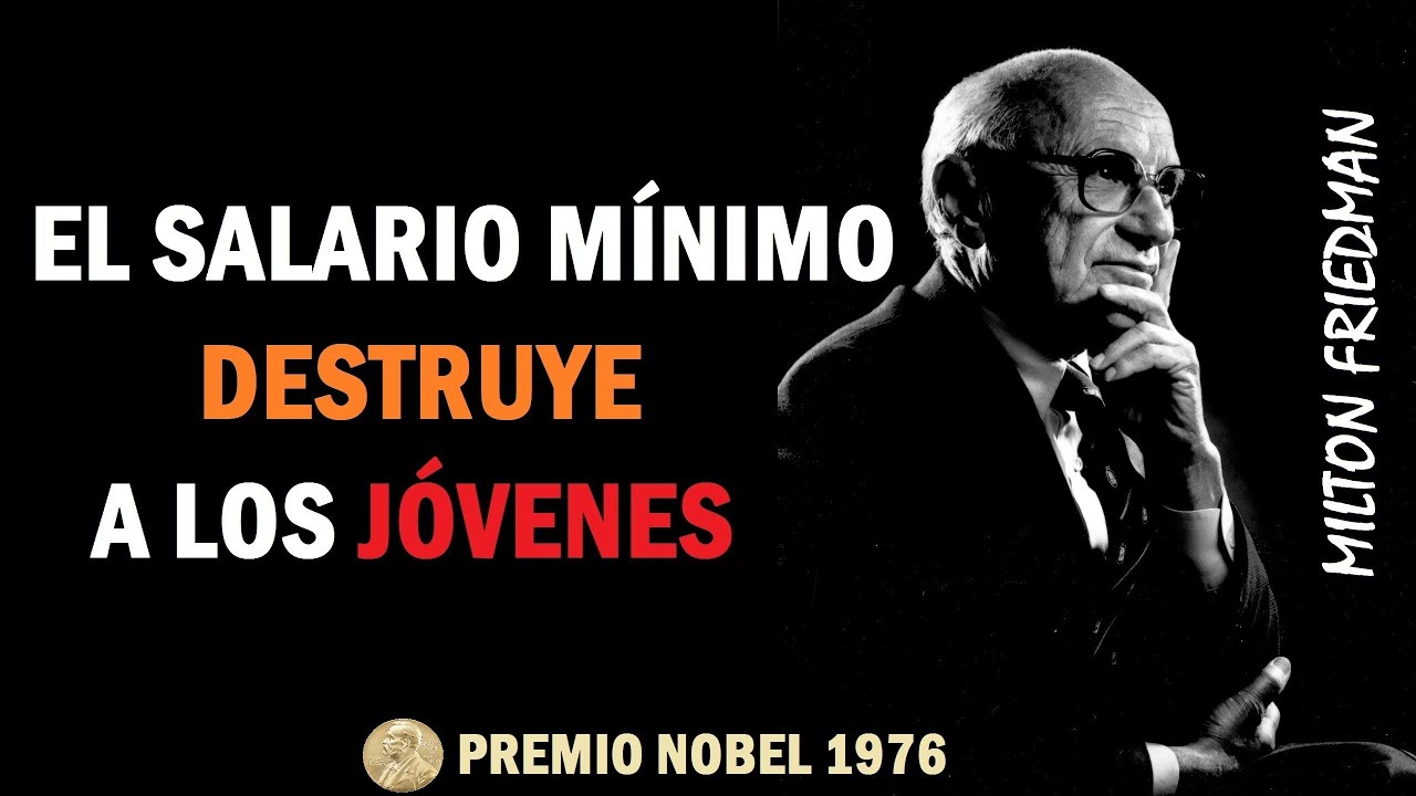 Subir el salario mínimo produce paro. Milton Friedman, entrevista en español.