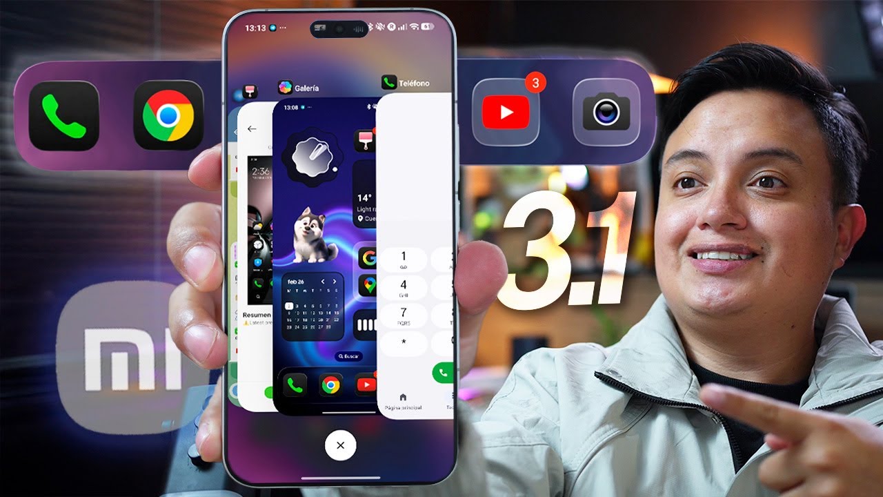 ¡Increíble! Xiaomi Libera el Launcher de HyperOS 3.1 para TODOS (Nuevos Iconos y Multitarea)