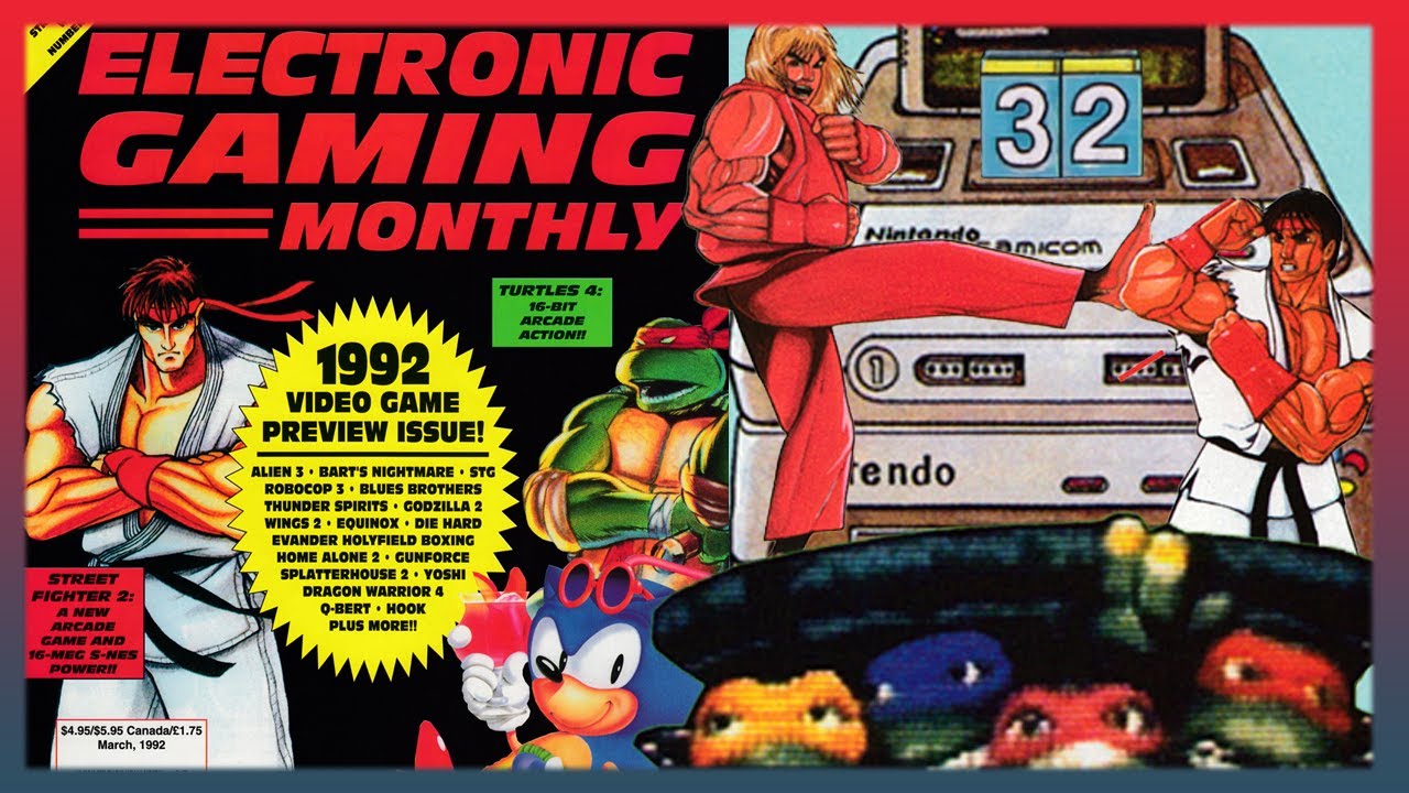 Electronic Gaming Monthly Issue #32 March 1992 (Full Magazine)