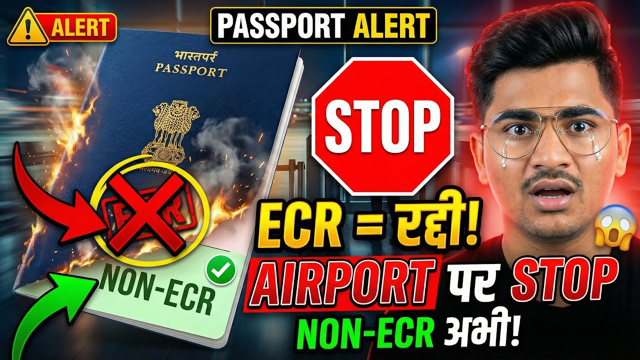 ECR Passport Problem? | 10वीं फेल भी ECNR बनवाए | Official 5 Ways