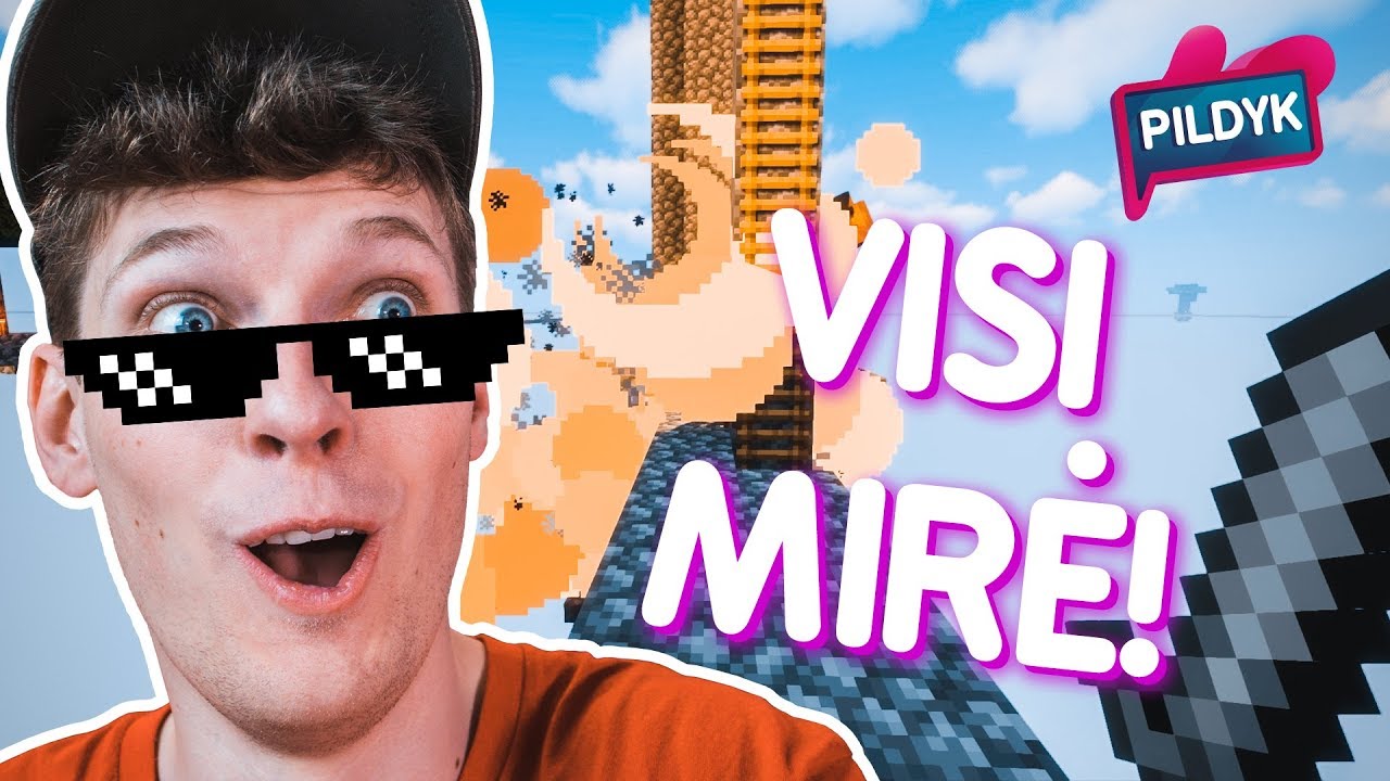 VISUS IŠGULDŽIAU (Minecraft Skyblock #4) | Vėjas | Pildyk ofisas