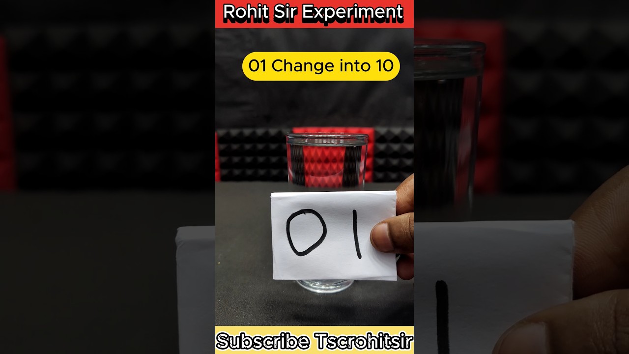 Number Refraction Of Light Experiment | 