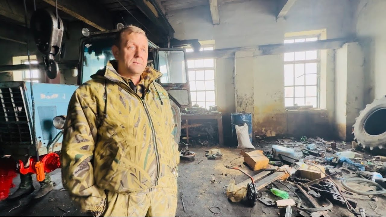 В колхозе, выкупленном Олегом Зубковым техника почти не менялась с 1970 годов!!!!