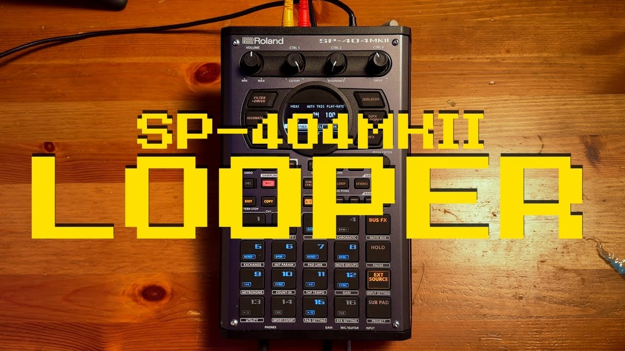Making CRAZY Beats Using the LOOPER on SP-404 MK2