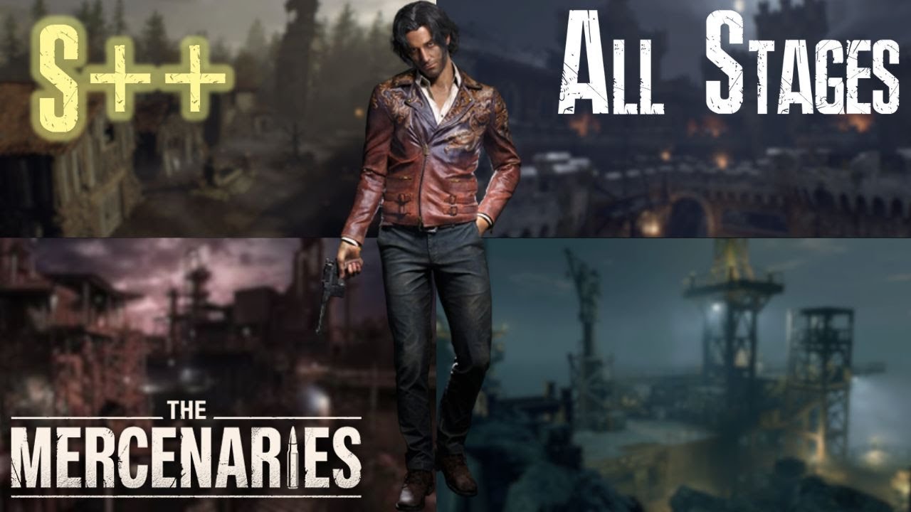 Resident Evil 4 : The Mercenaries | Luis All Stages S++
