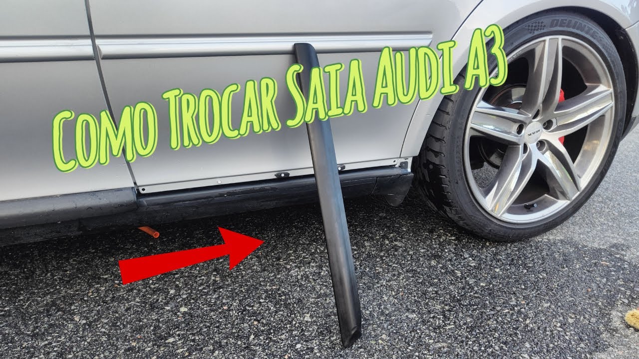 Como Trocar Saia Lateral Audi A3 2000 a 2006 4 Portas