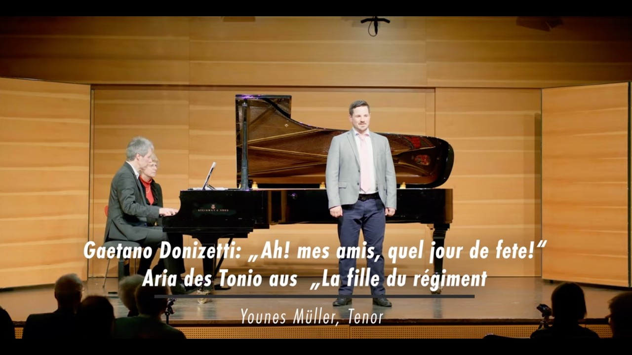 G. Donizetti: „Ah! mes amis, quel jour de fete!“ aus „La fille du régiment; Younes Müller, Tenor