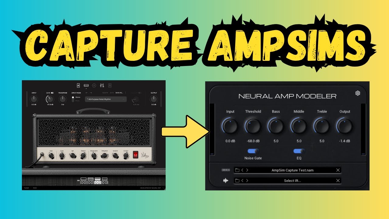 How to Capture Amp Sims with Neural Amp Modeler (for personal use)