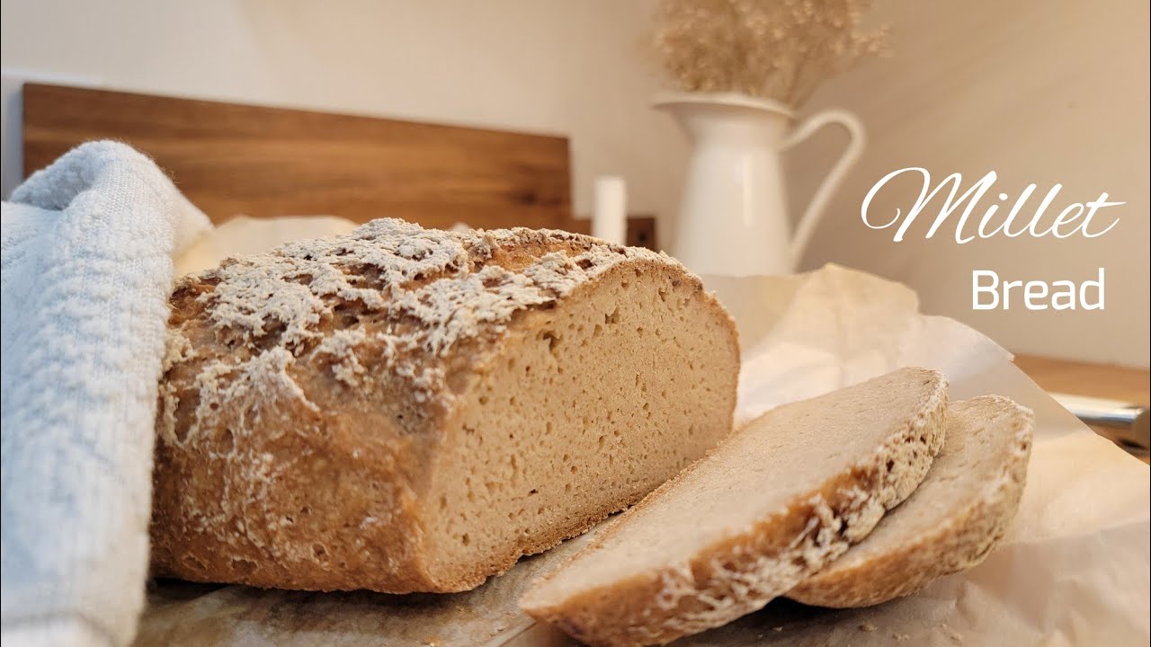 Easy Gluten-Free Millet Flour Bread Recipe | No Eggs, No Dairy!