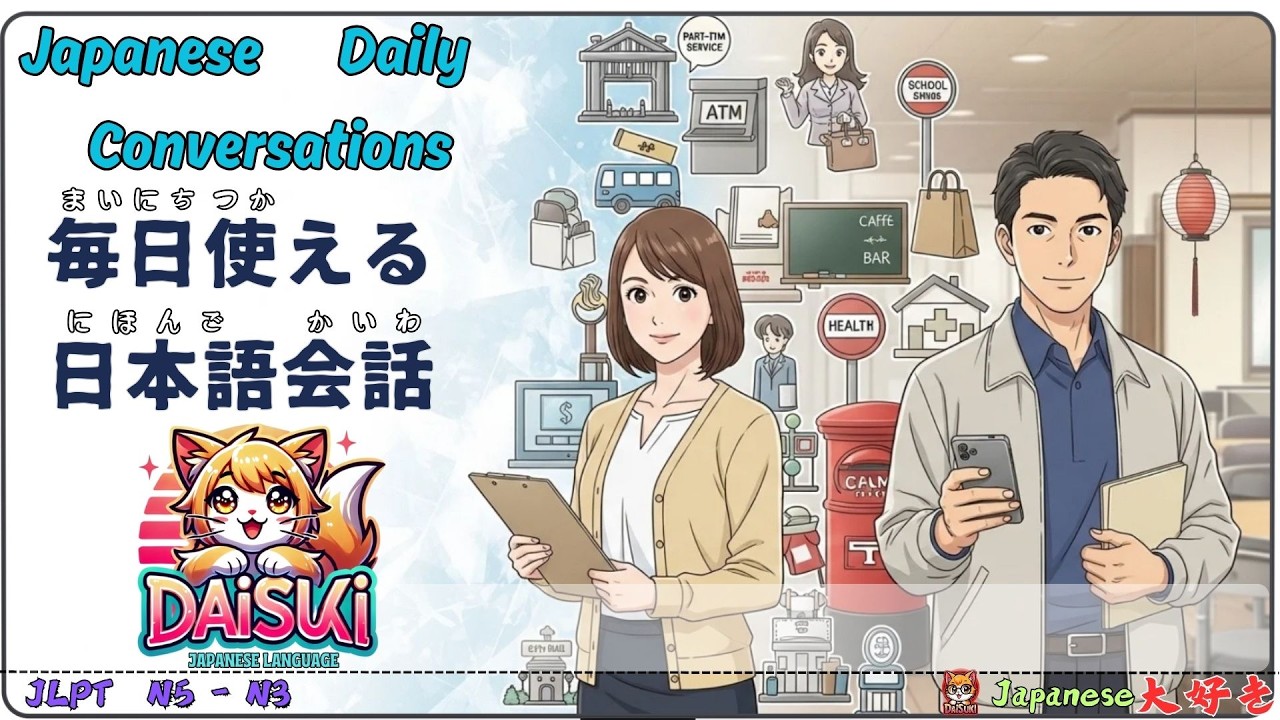 毎日使える日本語会話 ｜Daily Dialogues for Work, Study, Travel & Life