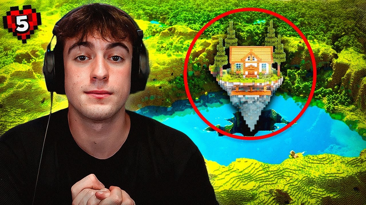 L'ISOLA VOLANTE nel MONDO più BELLO di MINECRAFT!! HARDCORE SURVIVAL EP.5