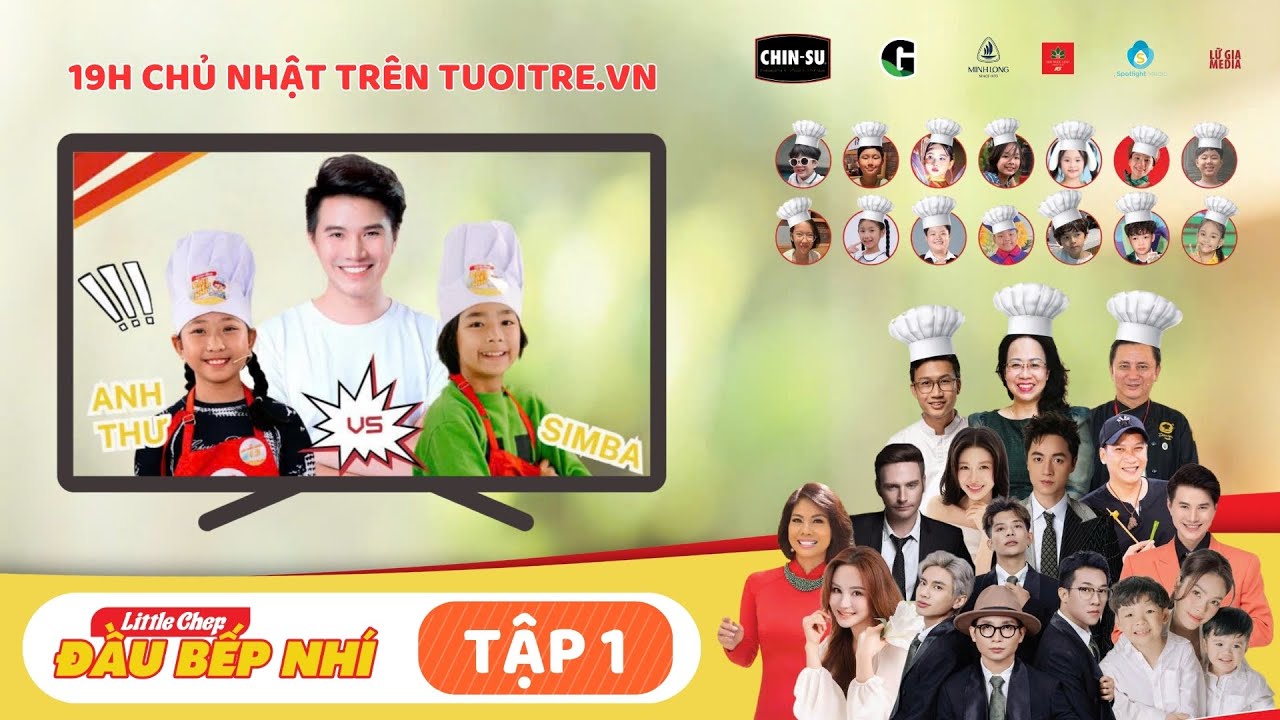 ĐẦU BẾP NHÍ LITTLE CHEF | TẬP 1: 12 ĐẦU BẾP NHÍ VÀ NHỮNG CÚ 