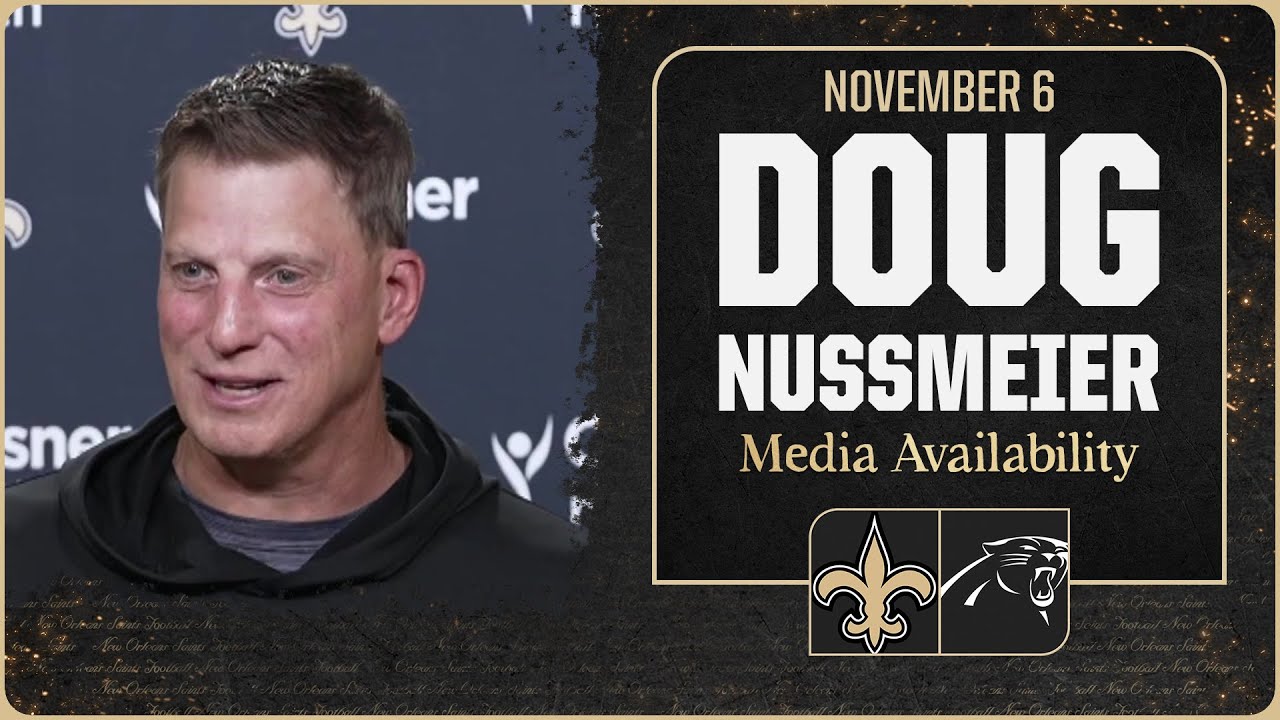 Даг Нуссмайер о первом старте Тайлера Шоу и защите «Пантер» | New Orleans Saints