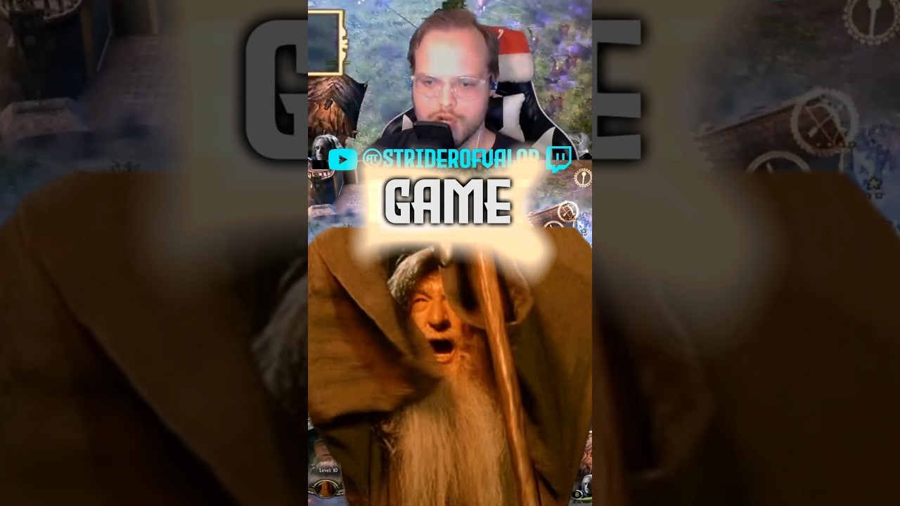 Gandalf the Grey: Epic Moments in Battles of the Third Age 5.0! #shorts