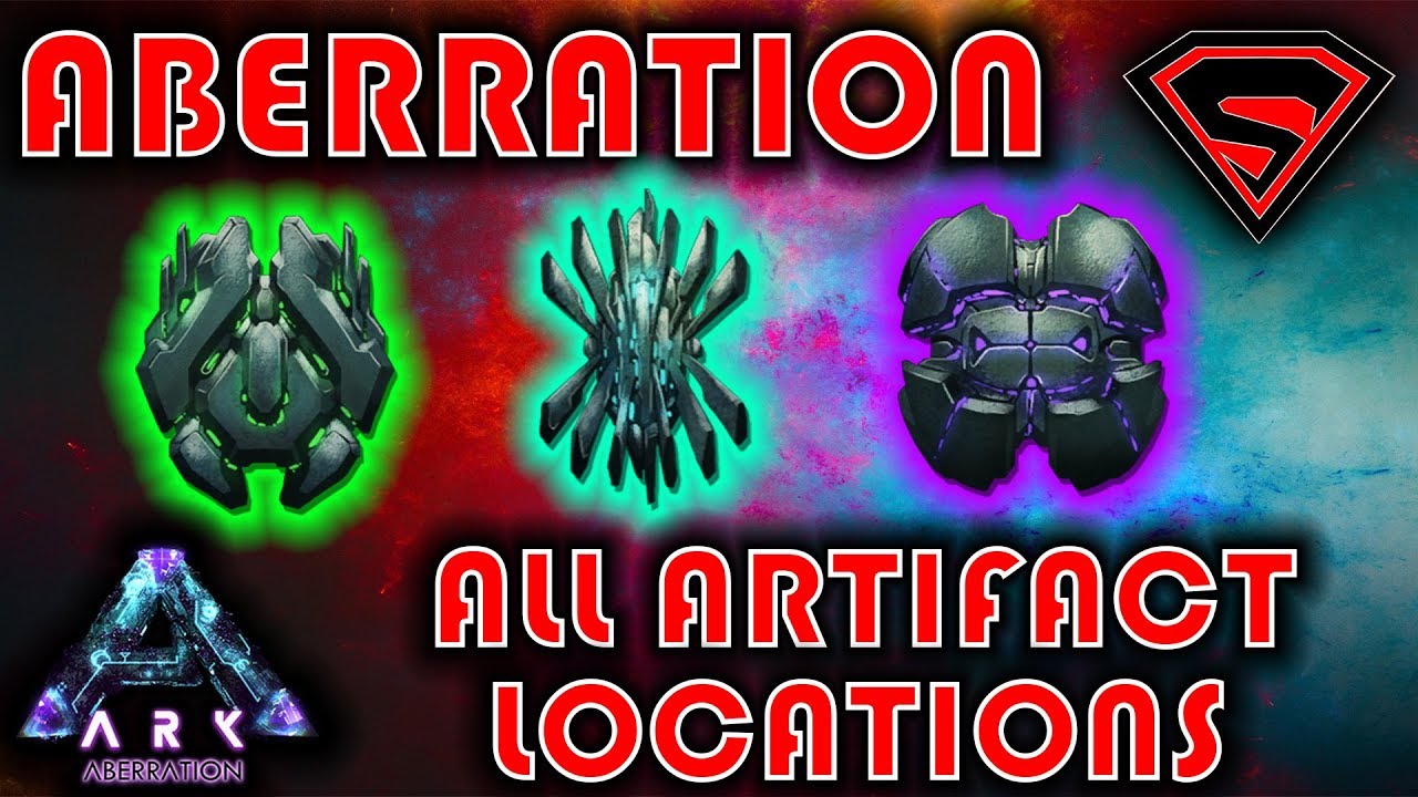 ARK ABERRATION ALL ARTIFACT LOCATIONS - ARTIFACT OF THE DEPTHS, SHADOWS & STALKER GUIDE