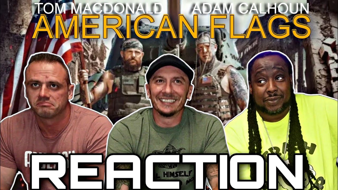FULL FLEDGED HYPE SONG!!!! Tom MacDonald and Adam Calhoun | American Flags REACTION!!!