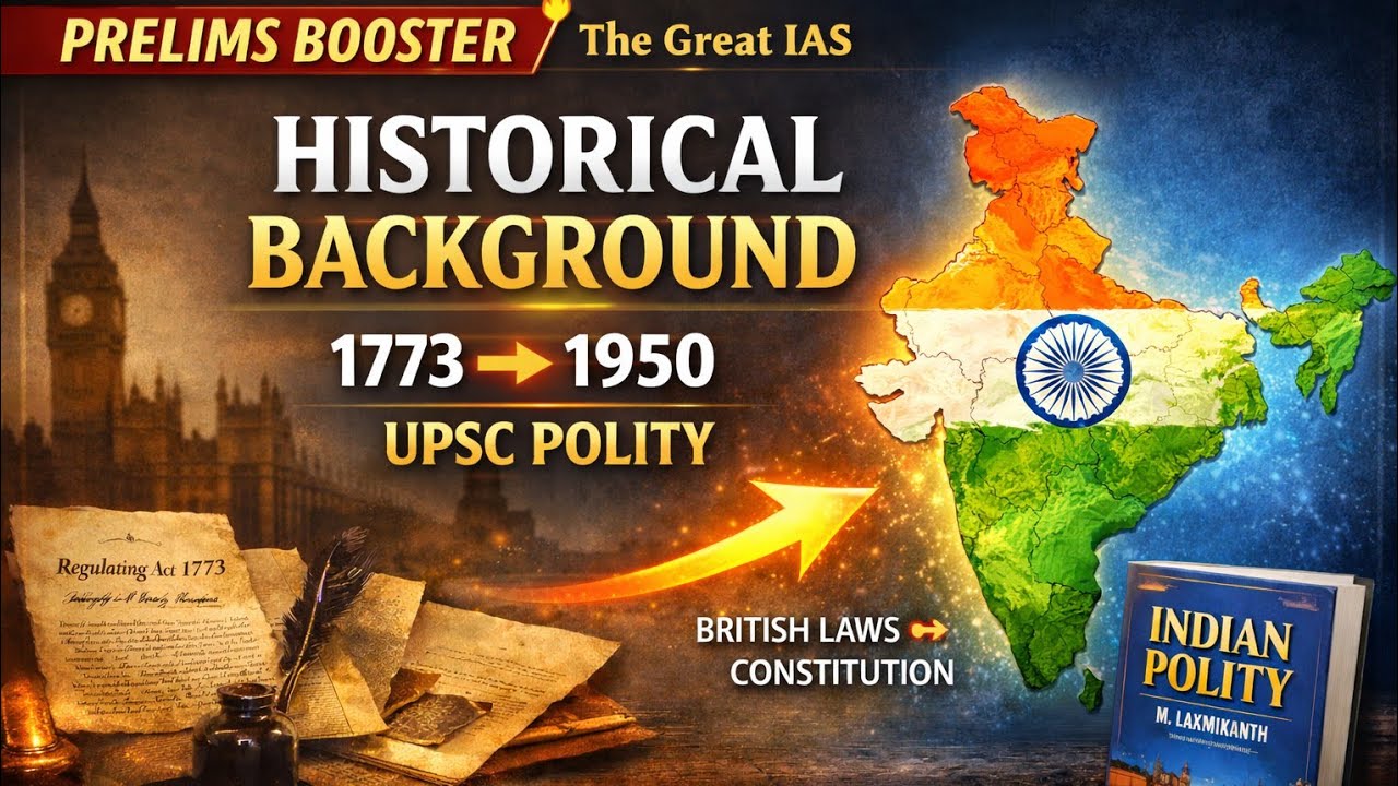 Historical Background | Prelims Booster | UPSC Polity | M Laxmikanth 